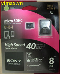 Thẻ nhớ MicroSDHC Sony 8GB Class 10