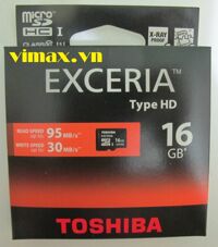 Thẻ nhớ MicroSDHC Toshiba Exceria M302 - 16GB , 95 mb/s