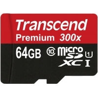 Thẻ Nhớ MicroSDXC transcend 64GB 300X