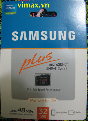 Thẻ nhớ Samsung Plus 32GB Class 10