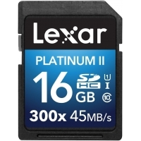 Thẻ nhớ SDHC Lexar Platinum II 16GB 300x UHS-I/U1 45MB/s