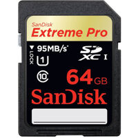 Thẻ nhớ SDHC Sandisk Extreme Pro 95mb/s 64GB