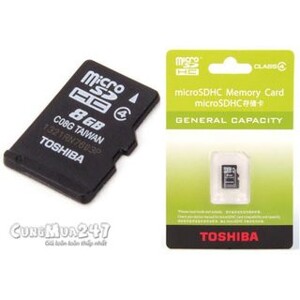 Thẻ nhớ Toshiba 8gb class 4 Fullbox - the8gtoshibaclass4