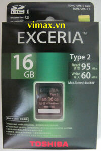 Thẻ nhớ Toshiba Exceria Type2 16GB Class10 95MB/s
