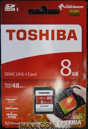 Thẻ nhớ Toshiba SDHC Exceria 8GB 48Mb/s