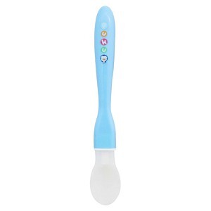 Thìa Silicone Puku P14316 - màu xanh/ hồng