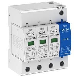 Thiết bị cắt lọc sét 3 pha V20-C/3+NPE-280