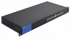 Thiết bị chia mạng Switch Linksys LGS124, 24-Port