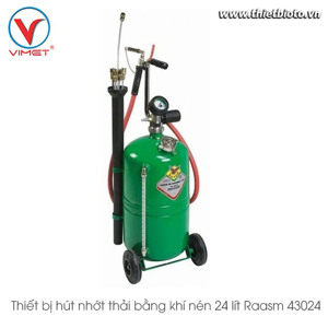 Thiết bị hút nhớt thải bằng khí nén 24 lít Raasm 43024