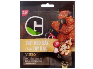 Thịt heo sấy kiểu Tây Bắc vị BBQ G Kitchen gói 25g