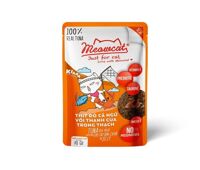 Thức ăn ướt cho mèo Meowcat Vị cá ngừ & thanh cua Jelly 70g