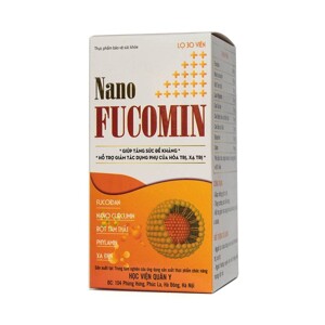 Thực Phẩm Bảo Vệ Sức Khỏe Nano Fucomin Học Viện Quân Y 30 Viên