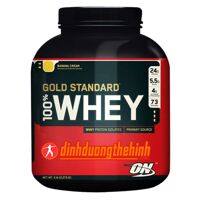 Thực phẩm bổ sung sữa tăng cơ bắp protein 10 Lbs whey gold  Standard