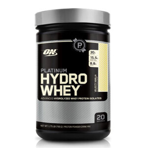 Thực phẩm bổ sung tăng cơ Platinum HydroWhey, Velocity Vanilla Optimum Nutrition 1.75 Lbs