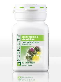 Thực phẩm chức năng bảo vệ gan Nutrilite Milk Thistle & Dandelion - 60 viên