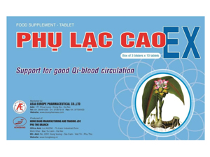 Thực phẩm chức năng hỗ trợ khí huyết lưu thông Phụ Lạc Cao EX 30 viên