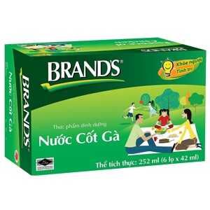 Thực phẩm chức năng hộp  6 hũ nước cốt gà Brand's 42ml