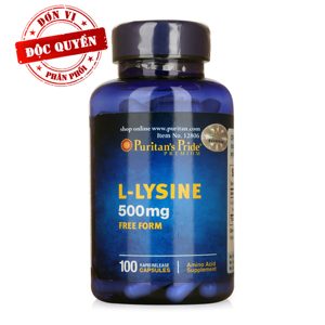 Thực phẩm chức năng Puritan's Pride L-Lysine 500mg 100 viên