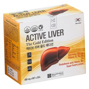 Thực phẩm chức năng viên uống bổ gan Active Liver Chong Kun Dang (Hộp 120 Viên)