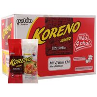 Thùng 10 túi mì Koreno Jumbo vị kim chi 1kg