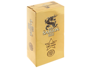 Thùng 18 lon bia Sài Gòn Gold 330ml