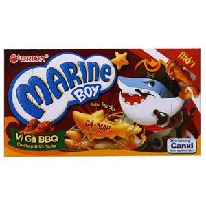 Thùng 20 gói bánh cá marine boy 35g