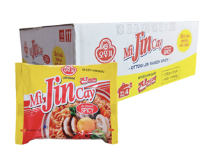 Thùng 20 gói mì Jin Ramen Ottogi 120g