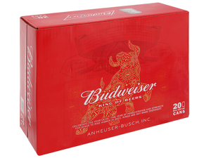 Thùng 20 lon bia Budweiser 330ml