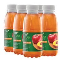 Thùng 24 chai nước táo đào tự nhiên TH True Juice 350ml