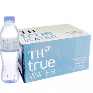 Thùng 24 chai nước tinh khiết TH True Water 350ml