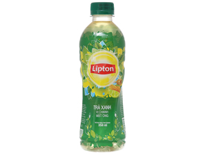 Thùng 24 chai trà xanh Lipton vị chanh mật ong 350ml