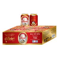 Thùng 24 Lon Bia Tổ Yến (330ml/Lon)