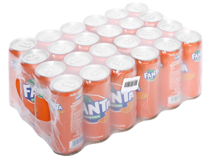 Thùng 24 lon nước ngọt Fanta hương cam 330ml