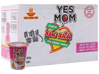 Thùng 24 ly hủ tiếu mì Yes Mom thịt bằm 76g