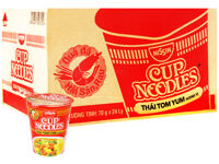 Thùng 24 ly mì Nissin Thái Tomyum 70g