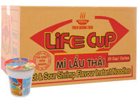 Thùng 24 ly mì Vị Hương Life Cup lẩu Thái 60g