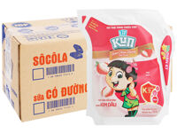 Thùng 24 túi sữa chua uống LiF Kun hương kem dâu 110ml