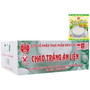 Thùng 30 gói cháo trắng Bích Chi 100g