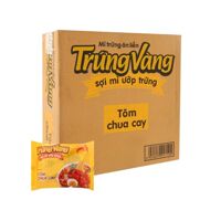 Thùng 30 gói mì Trứng Vàng tôm chua cay 65g