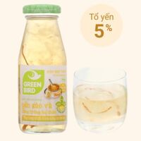 Thùng 48 chai nước yến sào đông trùng hạ thảo Green Bird 185ml