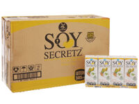 Thùng 48 hộp sữa đậu nành bắp ngọt Soy Secretz 180ml