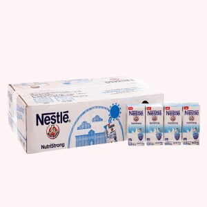 Thùng 48 hộp sữa tiệt trùng có đường Nestlé NutriStrong 115ml