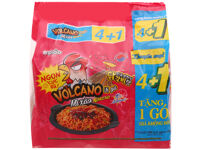 Thùng 6 lốc mì xào Koreno Volcano vị gà 590g