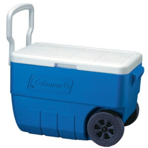 Thùng giữ nhiệt Coleman 4620002 50 QT Wheeled Cooler 47.3L (Blue)