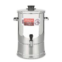 Thùng nước inox 304 Zebra Thái Lan 22cm-8.7L-114071, có vòi gạt