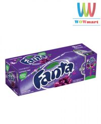 Thùng nước ngọt Fanta Nho 12 lon