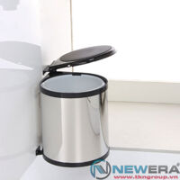 Thùng rác đơn inox NewEra 14 lít