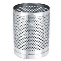 Thùng rác Inox tròn văn phòng Nhân Long A36-C