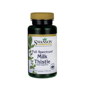 Thuốc bổ gan Swanson Full Spectrum Milk Thistle 500mg 100 viên