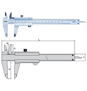 Thước cặp cơ khí INSIZE 1205-1502